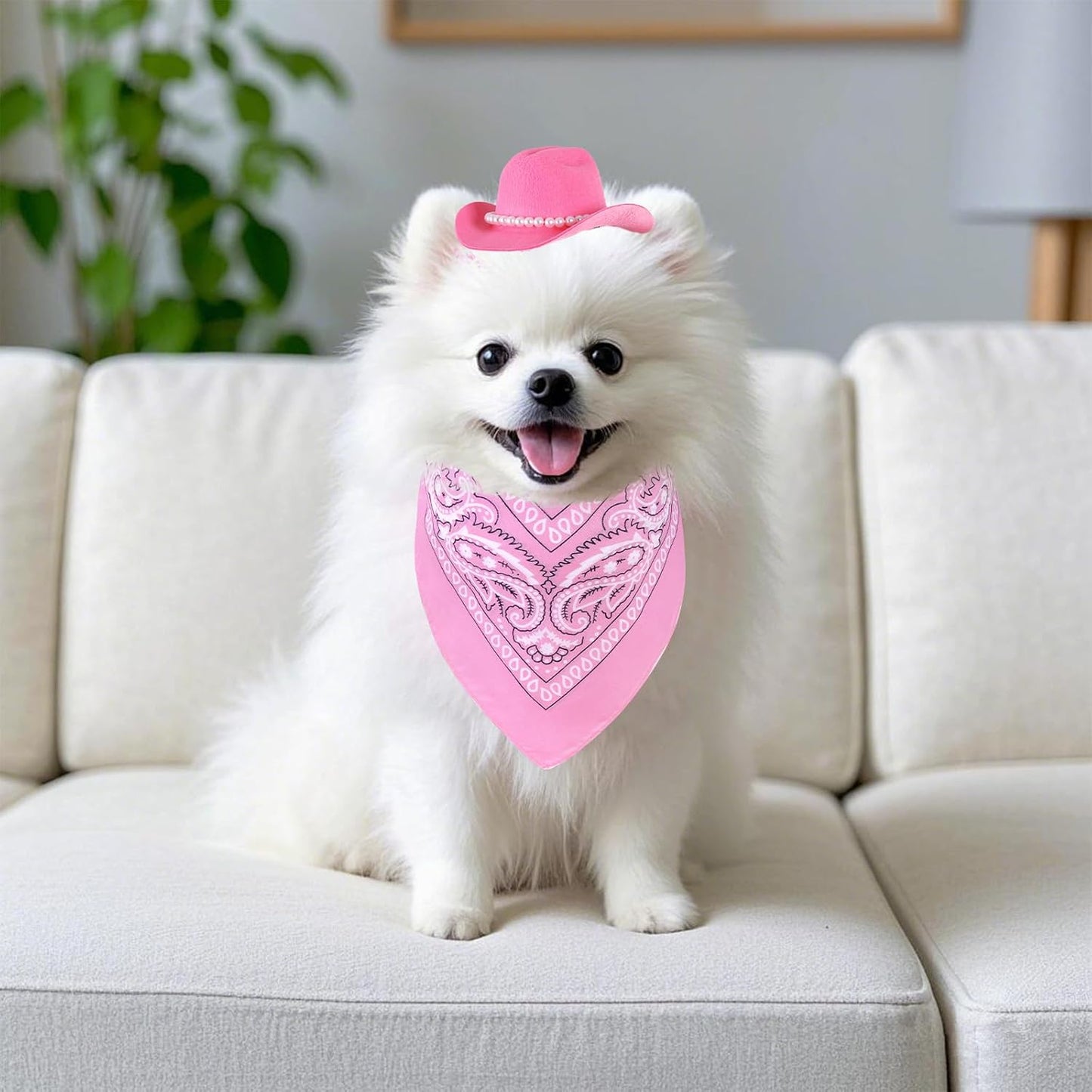 Accessori per Costume Da Cowboy per Animali Domestici, Costumi Di Halloween per Cani Di Piccola Taglia, Gatto, Cappello Da Cowboy E Bandana, Sciarpa, Festa Di Halloween, Accessori per Cosplay