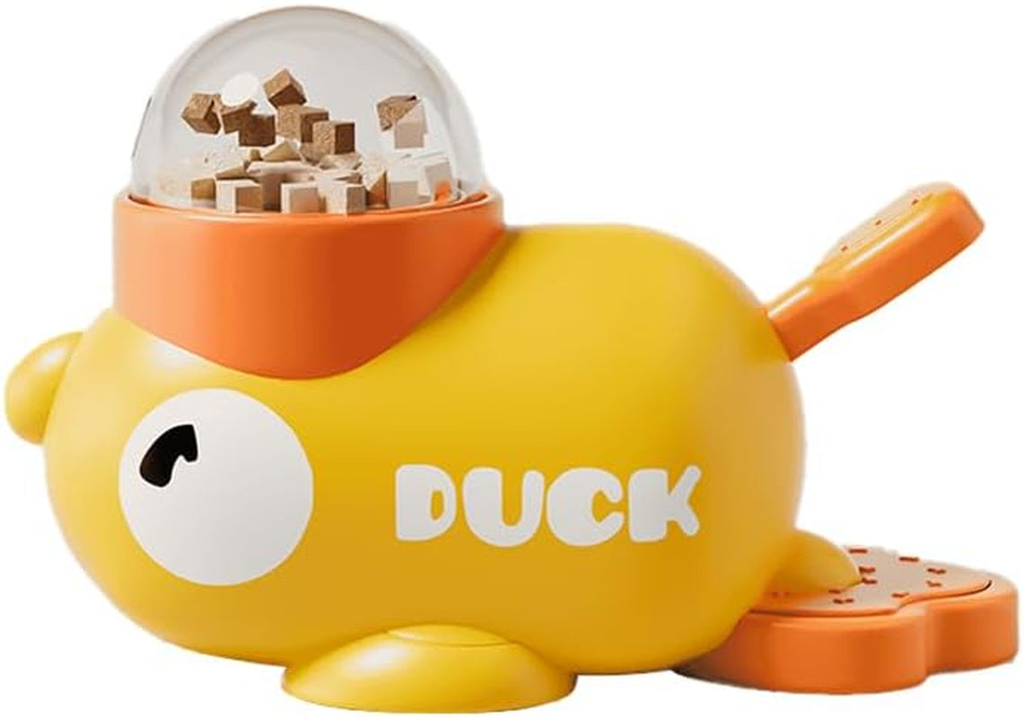 Duck Shaped Dog Treat Dispenser,Interactive Pet Automatic Feeder Toy,Duck Treat Dispenser, Duck Shape Pet Slow Feeder per Gatti Strumento Di Alimentazione Del Cane Tratta, Riduce Il Gonfiore & Anti-In