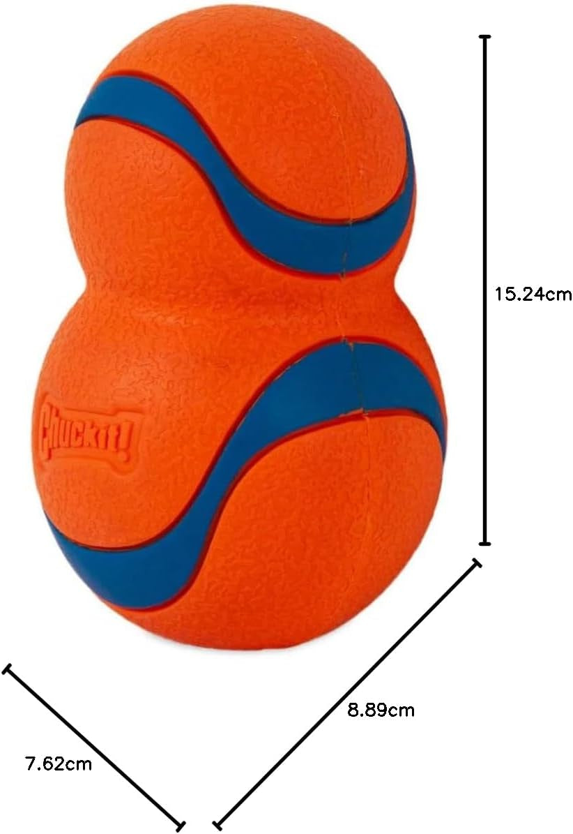 - Ultra Tumbler - Giocattolo Da Inseguimento per Cani - Fusione Di 2 Ultra Balls, 1 Media E 1 Grande - Giocattolo Robusto E Versatile - Taglia Unica - Diametro Di 6 E 7,5 Cm