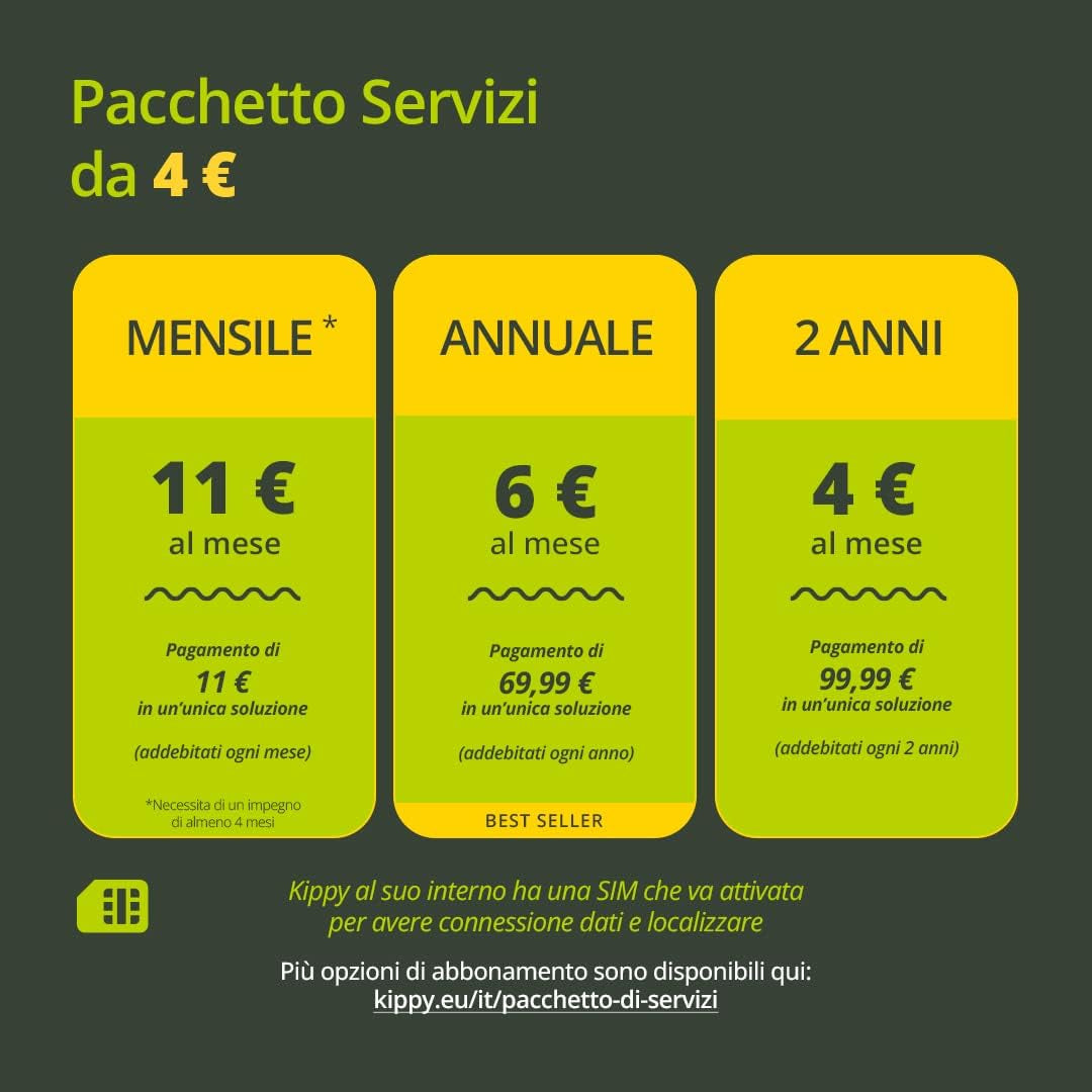 EVO | GPS per Cani - Localizzatore per Cani E Gatti Impermeabile Con GPS per Collare - Tracker Di Attività E Salute Del Tuo Cane, Con Recinto Digitale E Notifiche - Colore Giallo Fluo
