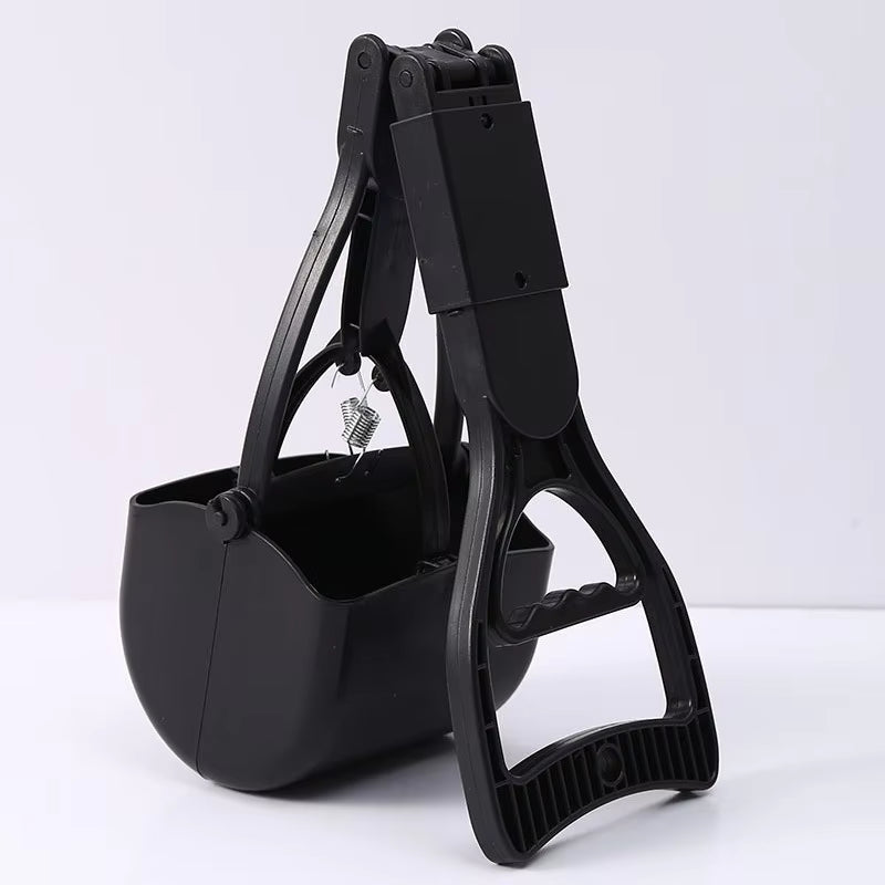 Pooper Scooper for Dog Jaw Clamp Heavy Duty Long Handle Poop Scooper for Dog Puppy Cat Waste Picker Pet Cleaning Shovel Tools