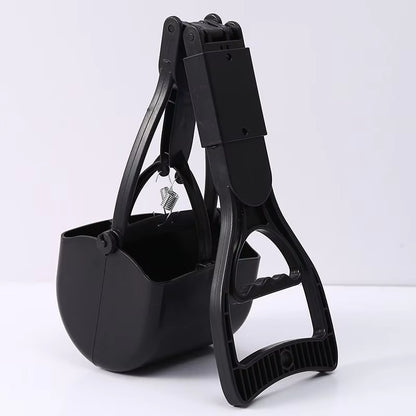Pooper Scooper for Dog Jaw Clamp Heavy Duty Long Handle Poop Scooper for Dog Puppy Cat Waste Picker Pet Cleaning Shovel Tools