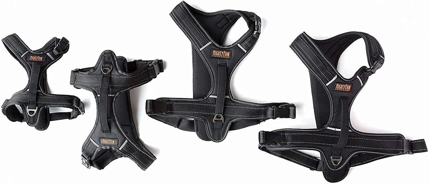 Sport Harness, No-Pull Front Attachment Dog Harness, Neoprene Padded Lining, Reflective Stitching, 2 Leash Attachment Options, Our Sizing Is Unique, Please Measure Your Pets