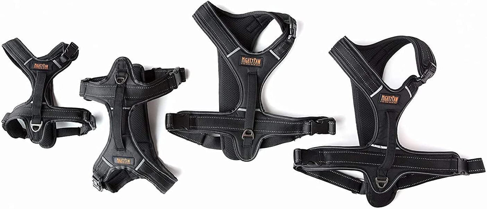 Sport Harness, No-Pull Front Attachment Dog Harness, Neoprene Padded Lining, Reflective Stitching, 2 Leash Attachment Options, Our Sizing Is Unique, Please Measure Your Pets