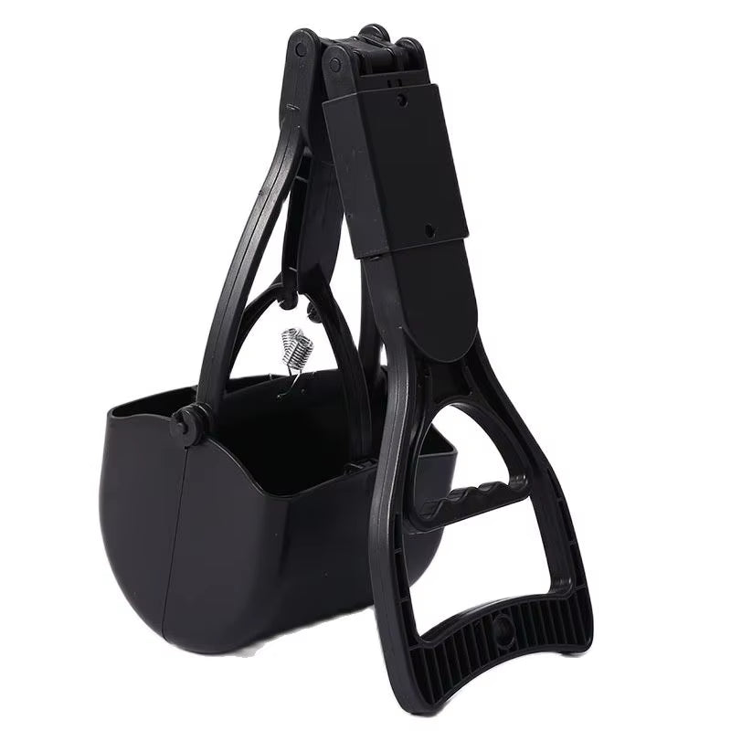 Pooper Scooper for Dog Jaw Clamp Heavy Duty Long Handle Poop Scooper for Dog Puppy Cat Waste Picker Pet Cleaning Shovel Tools